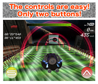 The controls are easy! Only two buttons!