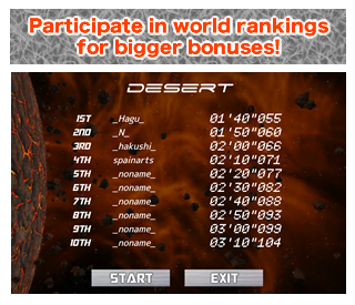 Participate in world rankings for bigger bonuses!